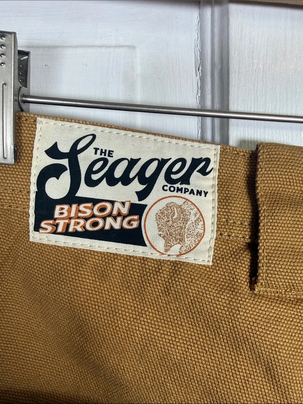 Bison Strong Boson Heavyweight Canvas 9” Shorts in Bronze NEW M400 Sz 31